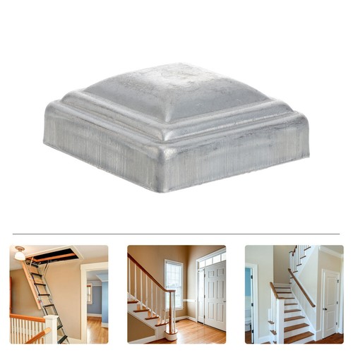 10 Pcs Railing Post Caps Decks Dock Post Covers Metal Post Cover - Picture 6 of 12