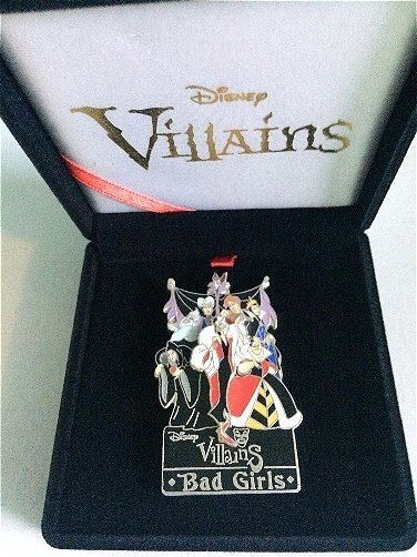 Disney Villains Pin Set Bad Boys & Girls Cruella Queen Hades