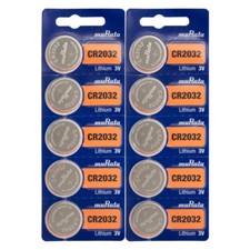 CR2032 MURATA LITHIUM COIN CELL BATTERY 10-PACK