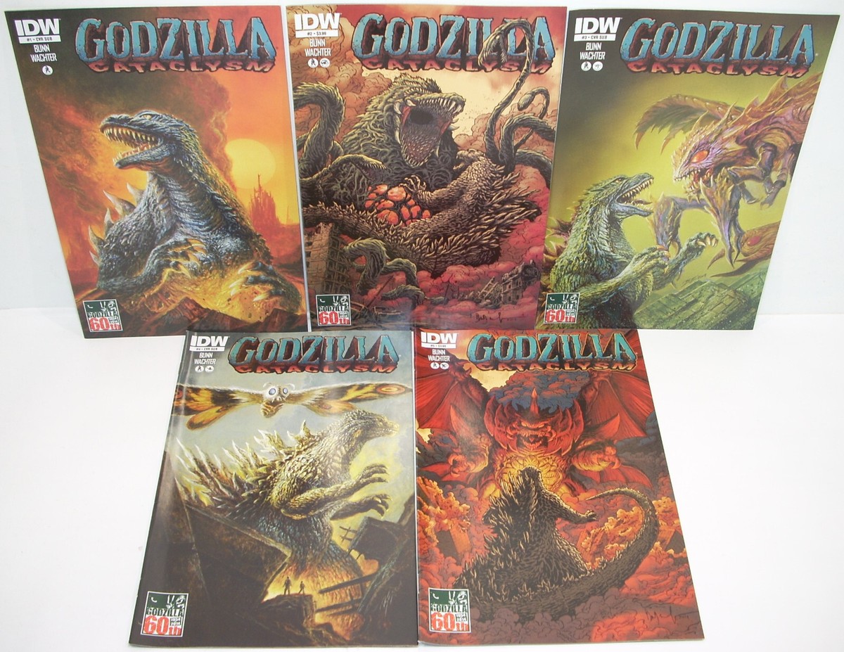IDW Comics GODZILLA: CATACLYSM 1-5 (of 5) Complete Mini