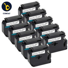 10 Label Tape Mk231 (12mm x 8m) Fits For Brother Brother PT-100 PT-110 PT-55BM