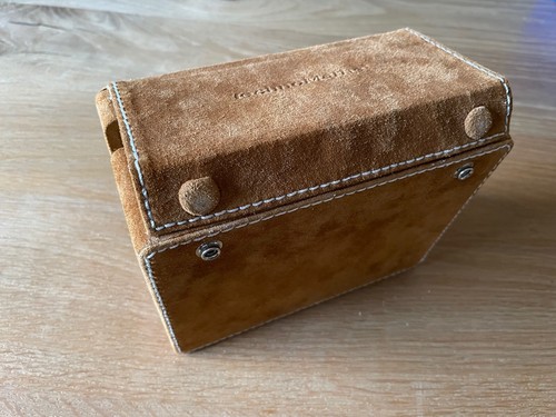Estuche TECHNOMARINE Case - Brown Suede & Grey Leather - For Watches Collectors - Imagen 8 de 11