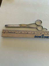 Thinning Shears Griffon Made In Italy 9025 Barber Hair Scissors 7" Vintage