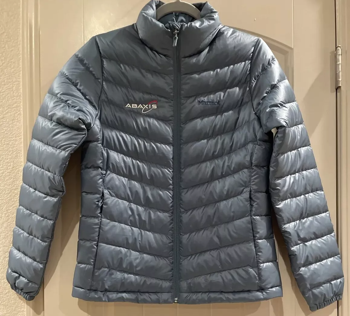 NWT Marmot Women s Jena 700 Fill Down Jacket Blue Steel Medium 76240 2873 M