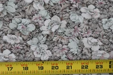 By 1/2 Yd, Vintage, Pastel-Pink & Cream Floral Quilt Cotton, Peter Pan, P7777