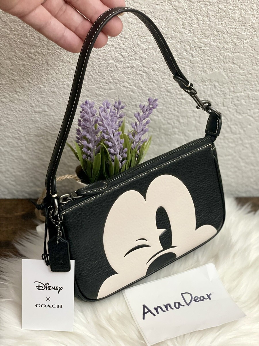 COACH Disney X Coach Nolita 19 With Wink Mickey Mouse NWT