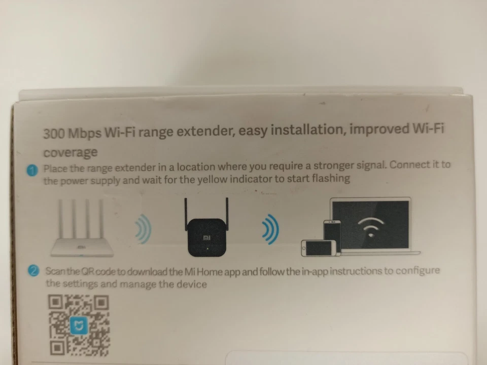 Xiao mi 2.4G Mi WiFi Repeater Pro Home Network Range Extender 300Mbps Amplifier - Image 3 of 4