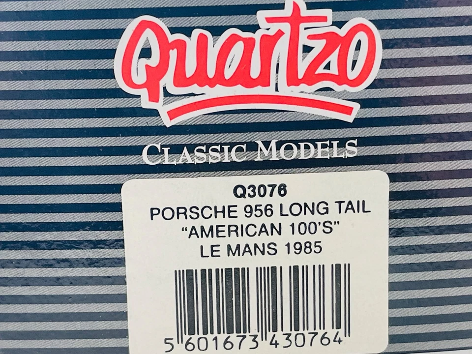 QUARTZO Q3076 PORSCHE 956 Long Tail n°33 Le Mans 1985 1.43 - Photo 2/4