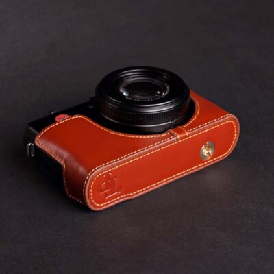 For Leica D-LUX6 Handmade Genuine Real Leather Half Camera Case