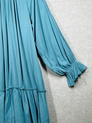 Listicle Womens Tiered Midi Dress Size L Ruffle Western Cottage Country Boho NWT - Picture 18 of 18