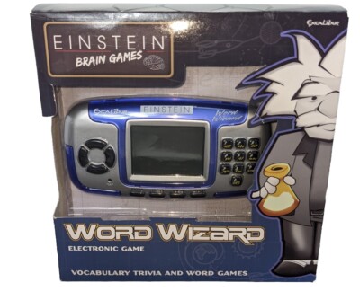 Einstein Word Wizard New Hand Held Electronic Word Game Vocabulary Trivia Travel