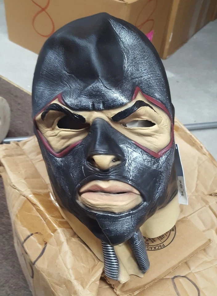 贝恩蝙蝠侠阿卡姆城豪华成人头顶乳胶面具授权全新 — 第 4/4 张图片