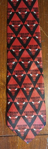 Chicago Bulls Basketball Team Tie