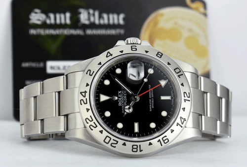 ROLEX - Rehaut 40mm Stainless Steel Explorer II Black Dial 16570 - SANT BLANC - Bild 9 von 10