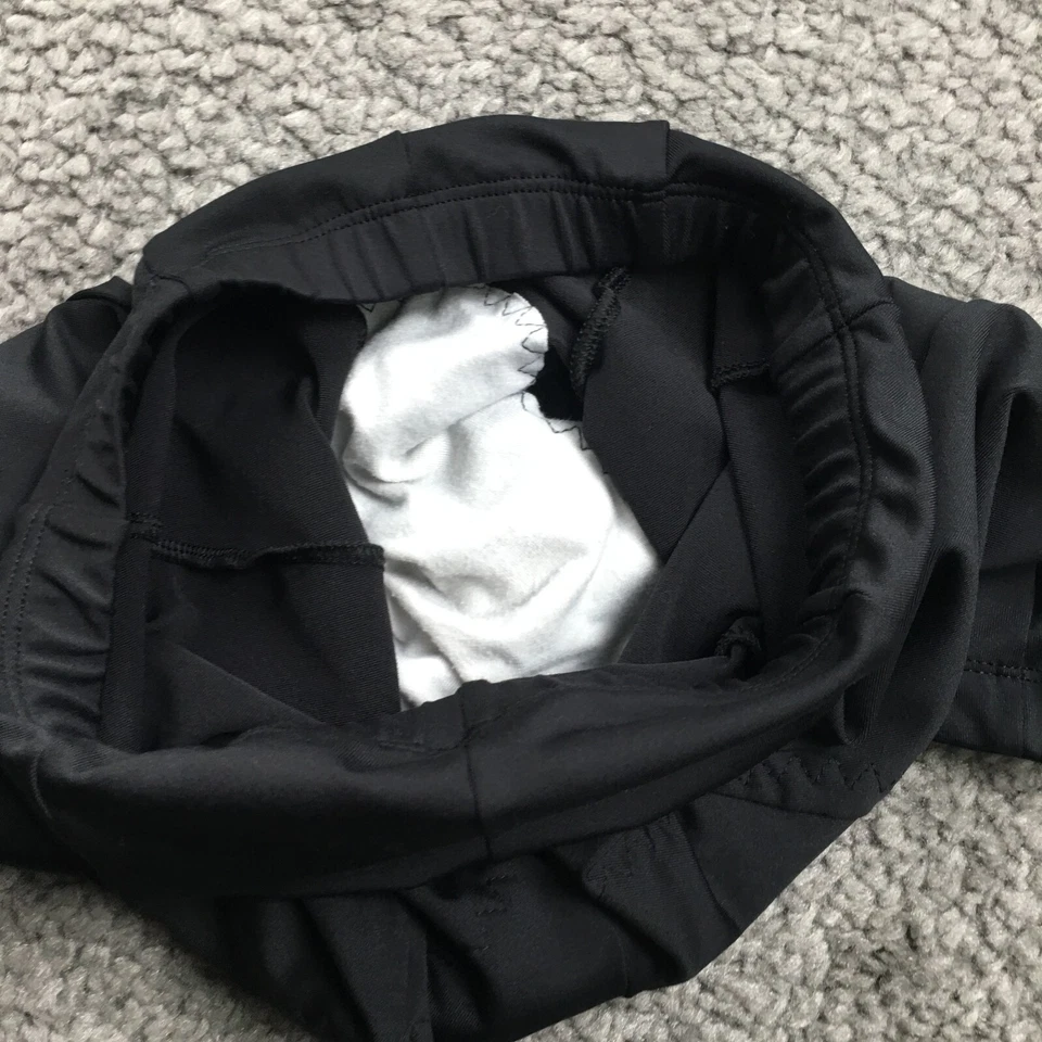 锐步男式骑行短裤 M 码黑色弹力中腰加厚弹性腰围 — 第 2/4 张图片