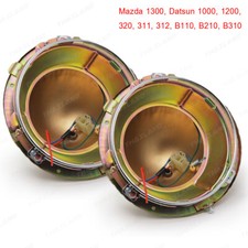 For Mazda Datsun 1300 1200 B110 310 1970 77 Pair Headlight Bucket Housing 7 For Mazda Datsun 1300 1200 B110 310 1970 77 Pair Headlight Bucket Housing 7
