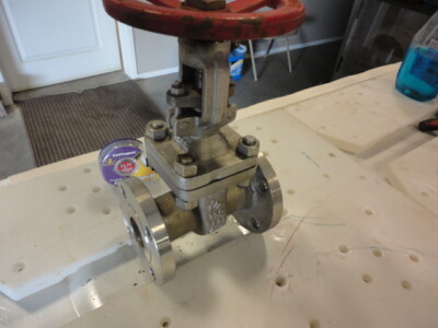 Gate Valve WARREN 1156 1 1/2'' (1.50'') CL150 RF Flanged CF8M (316 Stainless) 