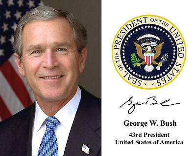 Bush 8 x 10 George H.W 8x10 GLOSSY Photo Picture
