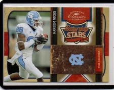 Hakeem Nicks 2009 Donruss Classics Saturday Stars Gold #13 SN 052/100