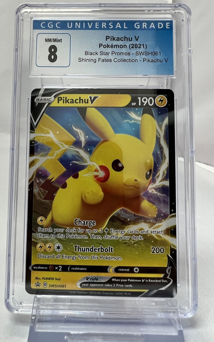 PIKACHU V Shining Fates Collection 2021 Black Star Promos SWSH061