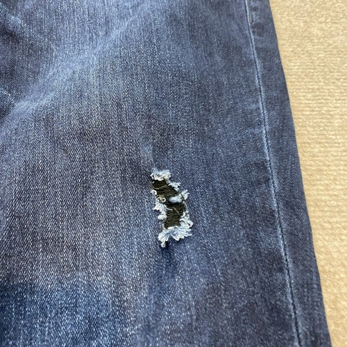 Cabi Jeans Women's Size 8 Curvy Skinny Distressed Stretch Blue Denim - Picture 4 of 15