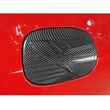 Carbon Fiber Exterior Door Fuel Tank Gas Cap Cover Trim For Kia Stinger 2018-23