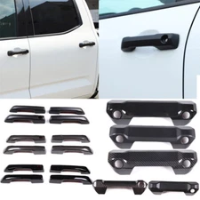 Side & Rear Door Handle Cover Trim Accessories Fit For Toyot-a Tundra 2022-2023