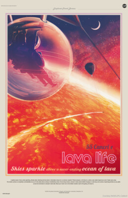 55 Cancri e Visions of the Future Poster - [11'' x 17'']