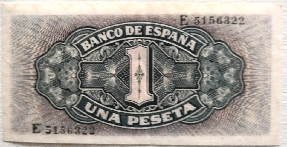 ESPANA - SPAIN - ESPAGNE - 1 Pesetas 1940 - P 122 - SUP+ | eBay