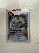 2025 Topps Tribute Juan Soto Purple Auto Autograph #22/50 Yankees NUMBER MATCH 