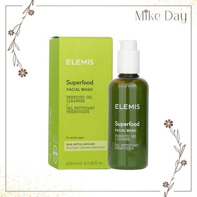 Elemis Superfood Facial Wash 6.7 oz / 200 mL Daily Cleansing Gel Face Wash NIB