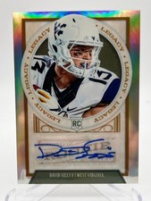 2019 PANINI LEGACY DAVID SILL V RC AUTOGRAPH NO. 154 WEST VIRGINIA
