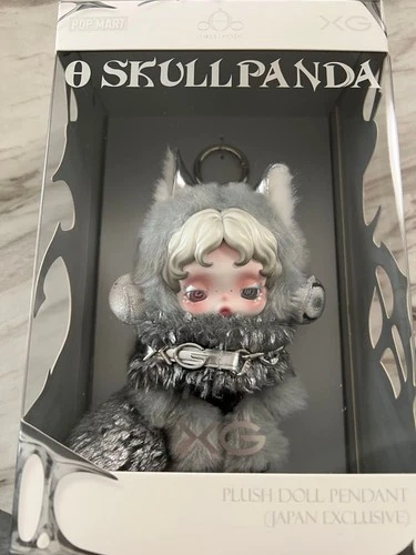 SKULLPANDA XG Plush Doll Pendant Japan Exclusive SKULLPANDA  ALPHAZ POP UP SHOP