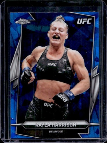 2026 Topps Chrome Sapphire UFC Kayla Harrison #55