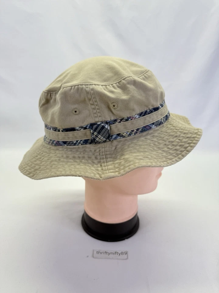 Polo Ralph Lauren Tartan клетку группы бежевый ведро шляпа размер S/M - Изображение 4 из 4