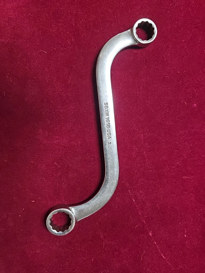SNAP ON Tools USA NEW 16mm 18mmMetric 12-Point S Shaped Box Wrench SBXM1618 - Image 4 of 4