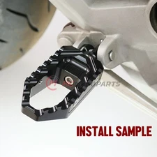 Touring Black Anti Slip Front Foot Pegs For Triumph Daytona 600 02 03