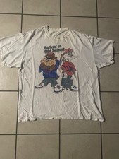 Vintage Looney Tunes Bugs Bunny Taz  Kickin' It Old School  Shirt Size XL