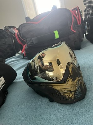 Push Paintball Unite Goggle - Infamous Gold Skull
