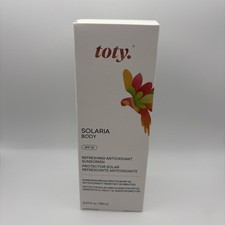 NIB Toty Solaria Body SPF 50 Sunscreen Antioxidant Gel To Cream 5 Floz Exp 6/27