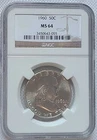 1960 FRANKLIN HALF DOLLAR, MS64 by NGC,