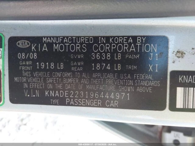 Used Automatic Transmission Assembly fits: 2009 Kia Rio AT Grade A Foto 2 de 4