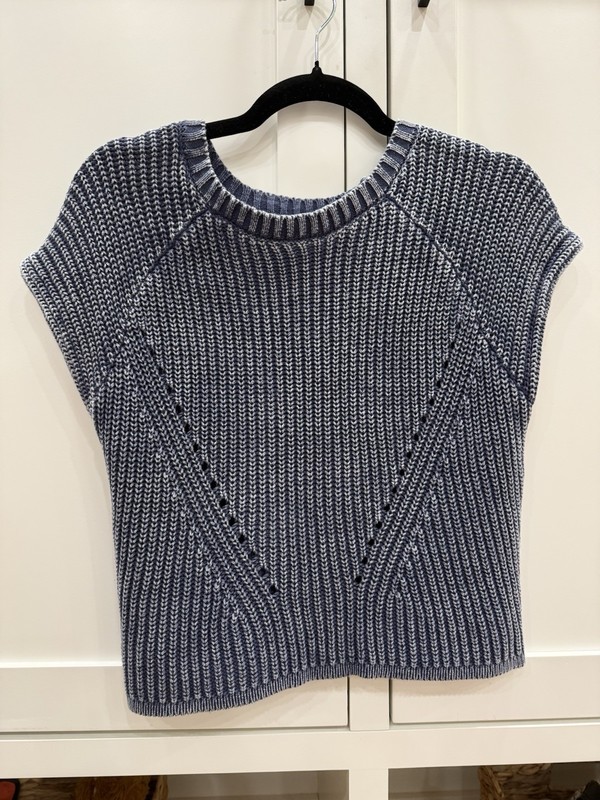 Girls Large Short Sleeve Sweater