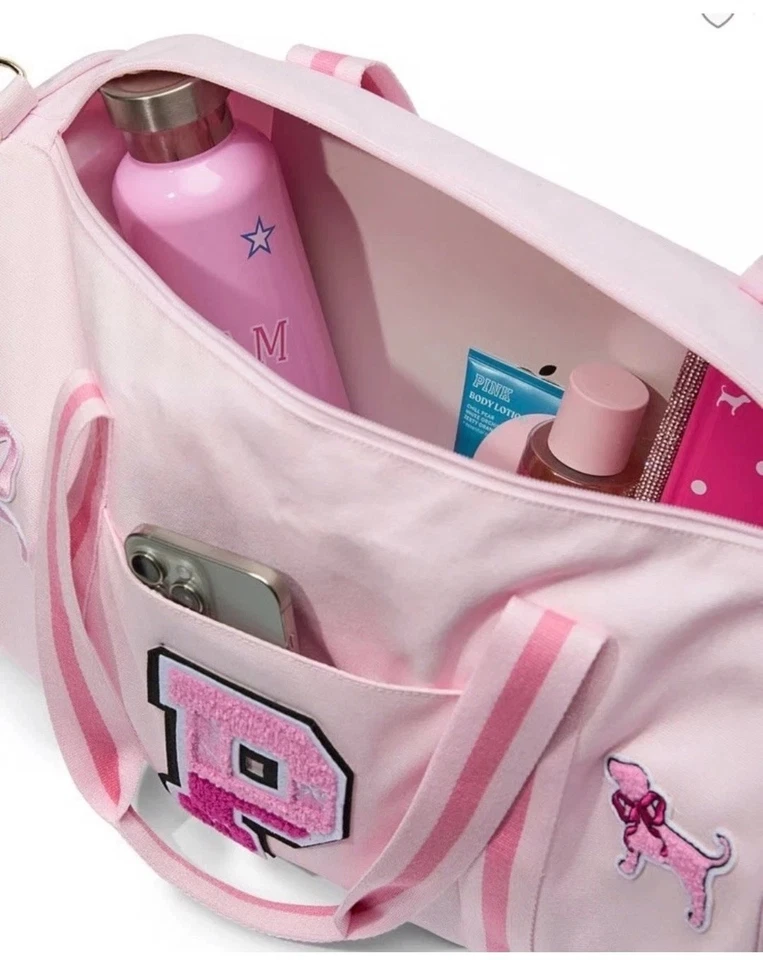 Victoria’s Secret PINK x LoveShackFancy Duffle Bag Exclusive Limited Edition - Image 4 of 4