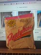 Women's Kmart Control Top Pantyhose Sandalfoot Brown Mist Size B NEW 