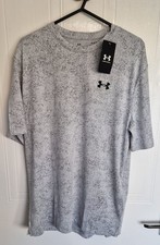 Under Armour The Tech Tee T-Shirt Grey Loose Coupe Lache Suelto Size M