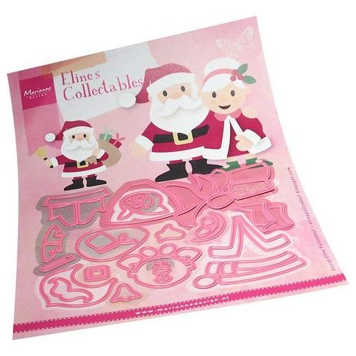Marianne Design Crollectables Cutting Dies - Eline‘s Santa & Mrs Claus COL1517