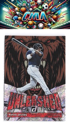 2022 Donruss #UL-9 Rafael Devers Unleashed Rapture