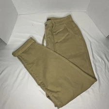 Judy Blue Jeans Khaki 14W Tan #JB88815 C Tie Waist Classic Resort Summer Boho