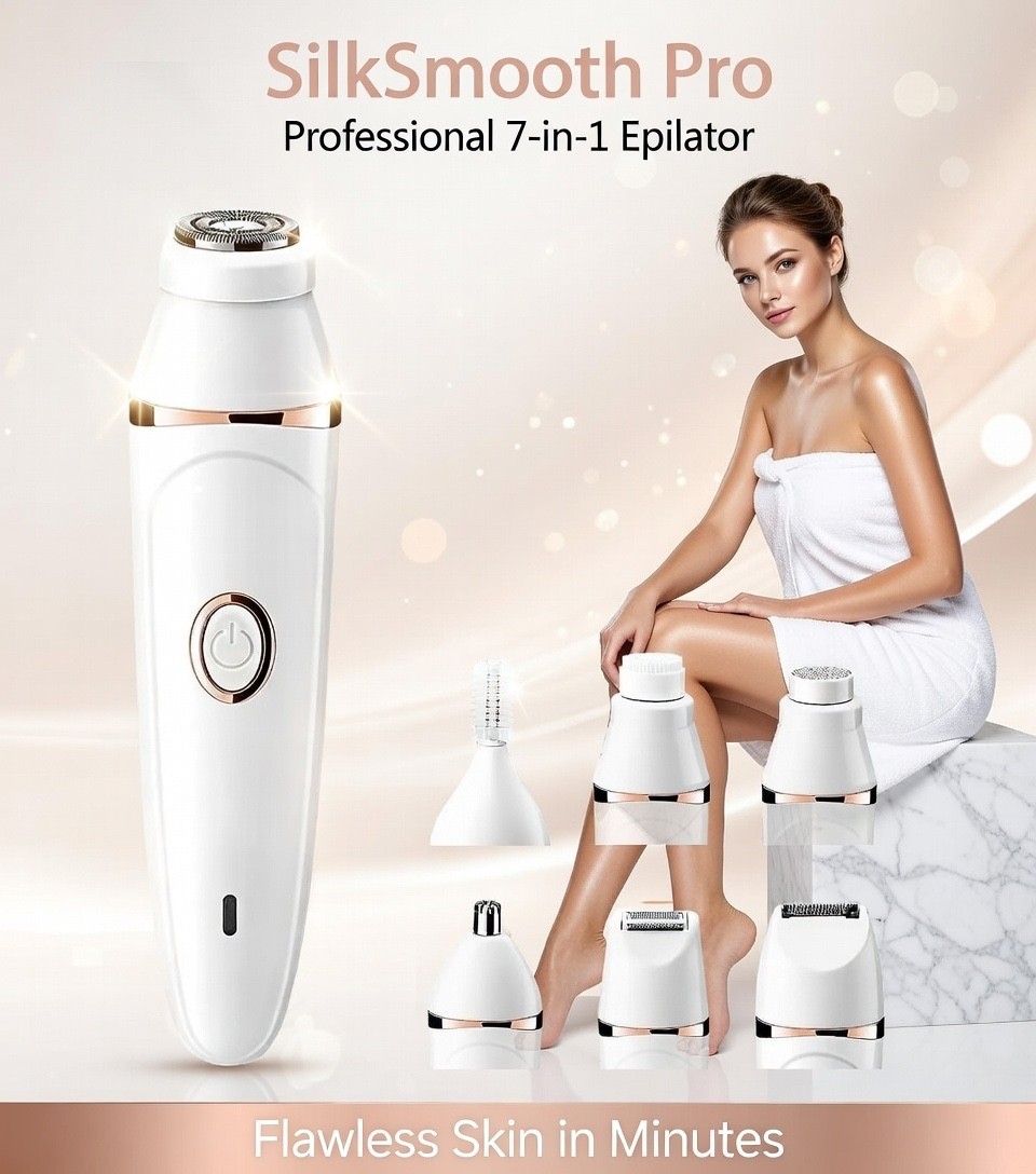 7 in 1 Face Razor for Women, Instant & Painless Beauty Tools